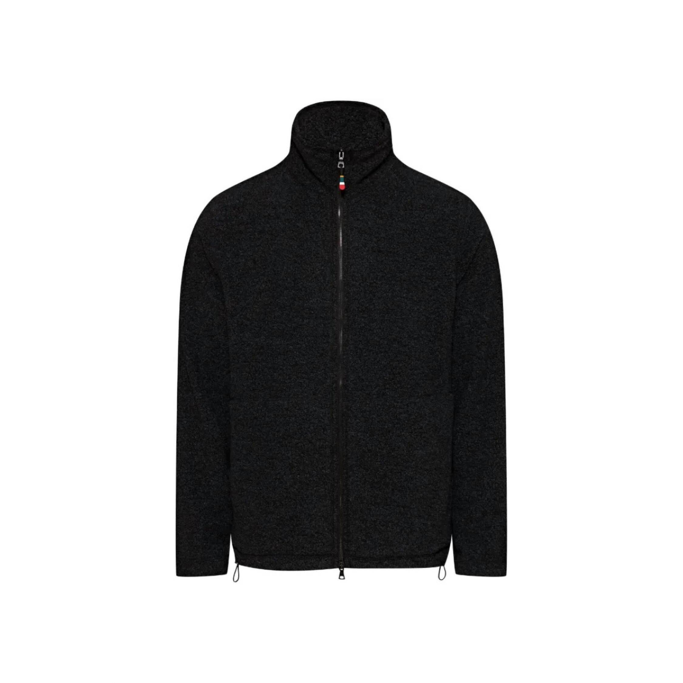 New Orlebar Brown Men's Senon Fleece Jacket In Volcano Ash Grey